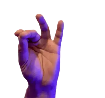 Hand demonstrating Pan