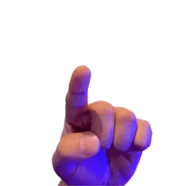 Hand demonstrating Point
