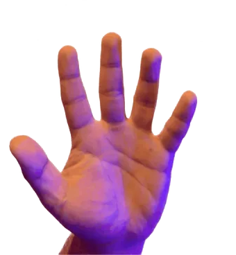 Hand demonstrating Point